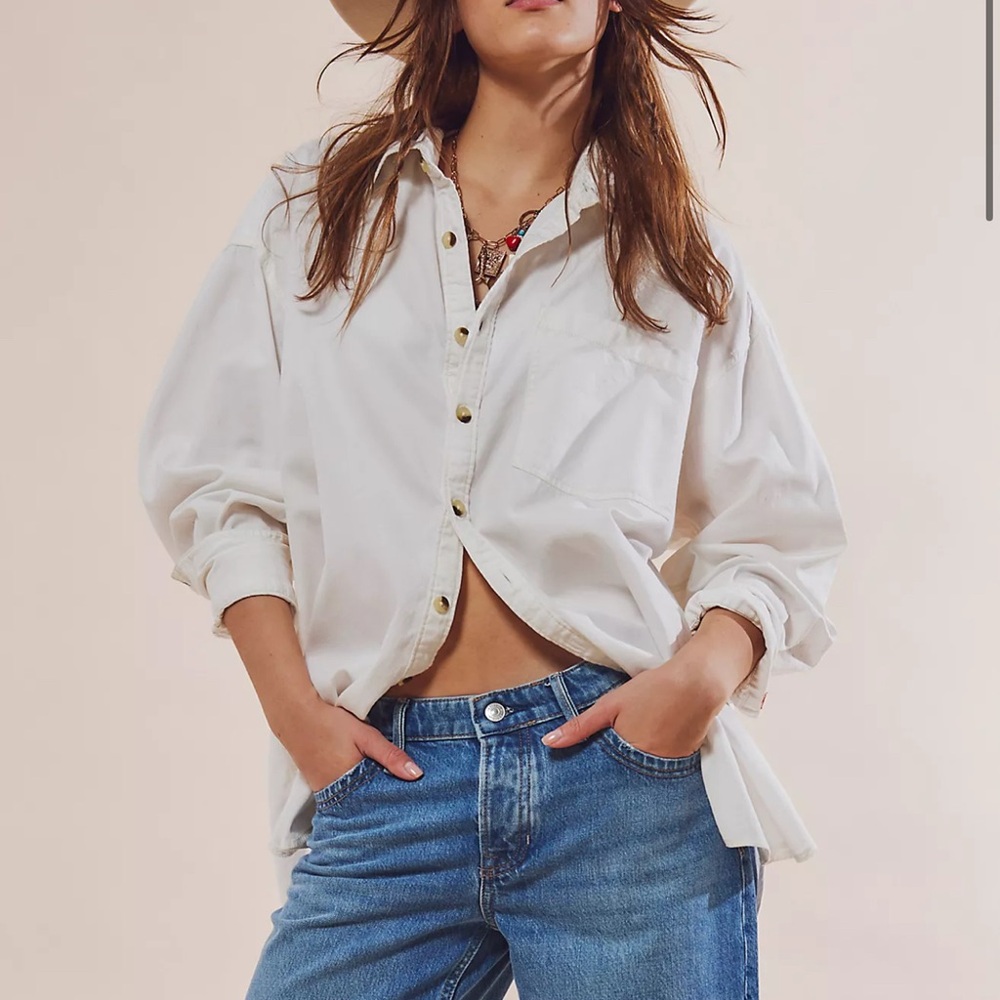 Free people button down